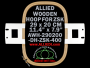 29.0 x 20.0 cm (11.4 x 7.9 inch) Rectangular Allied Wooden Embroidery Hoop