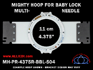 Baby Lock Multi-Needle 4.375 inch (11 cm) Round Magnetic Mighty Hoop