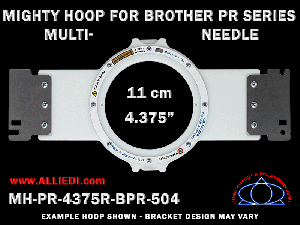 Brother PR Series Multi-Needle 4.375 inch (11 cm) Round Magnetic Mighty Hoop