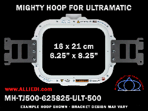 Ultramatic-II 6.25 x 8.25 inch (16 x 21 cm) Rectangular Magnetic Mighty Hoop for 500 mm Sew Field / Arm Spacing