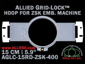 15 cm (5.9 inch) Round Allied Grid-Lock (New Design) Plastic Embroidery Hoop - ZSK 400