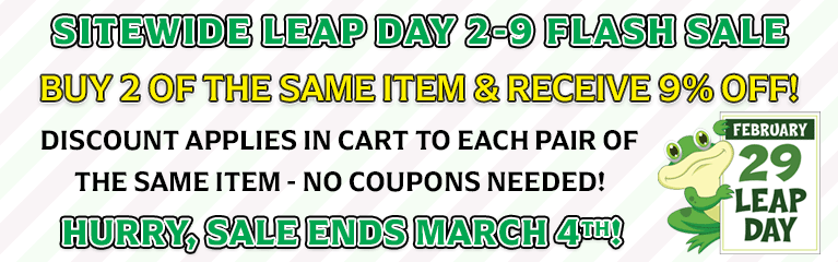 Allied Leap Day 2-9 Sale - Buy 2 of the Same Item and Get 9 Percent Off